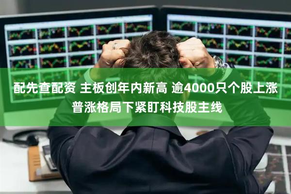 配先查配资 主板创年内新高 逾4000只个股上涨 普涨格局下紧盯科技股主线