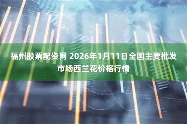 福州股票配资网 2026年1月11日全国主要批发市场西兰花价格行情